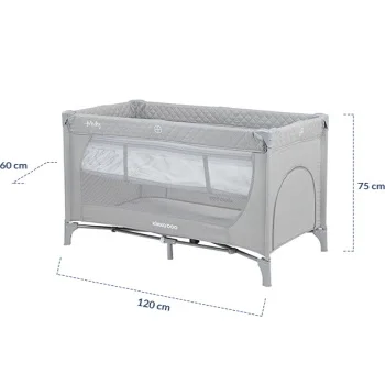 Kikka Boo prenosivi krevetac Medley 2 nivoa Grey -5 Kikka Boo prenosivi krevetac Medley 2 nivoa Grey -5