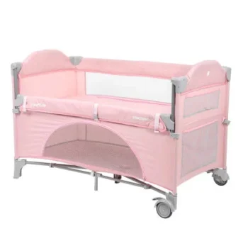 Kikka Boo krevetac Milky Way 2 nivoa sa rancem i spuštajućom stranicom Pink-1 Kikka Boo krevetac Milky Way 2 nivoa sa rancem i spuštajućom stranicom Pink-1