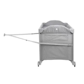 Kikka Boo krevetac Milky Way 2 nivoa sa rancem i spuštajućom stranicom Grey-2