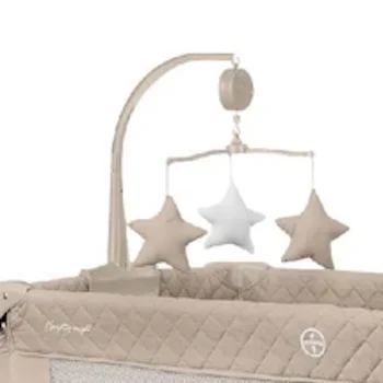 Kikka Boo krevetac Nighty Night 2 nivoa sa rancem i pultom beige-1 Kikka Boo krevetac Nighty Night 2 nivoa sa rancem i pultom beige-1