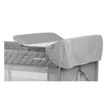 Kikka Boo krevetac Nighty Night 2 nivoa sa rancem i pultom grey-2