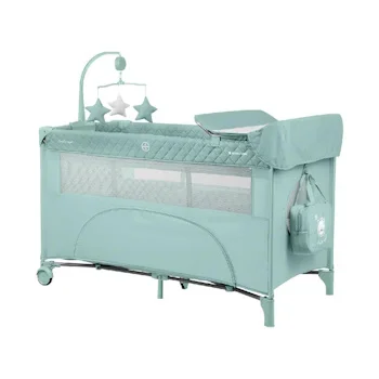 Kikka Boo krevetac Nighty Night 2 nivoa sa rancem i pultom mint Kikka Boo krevetac Nighty Night 2 nivoa sa rancem i pultom mint