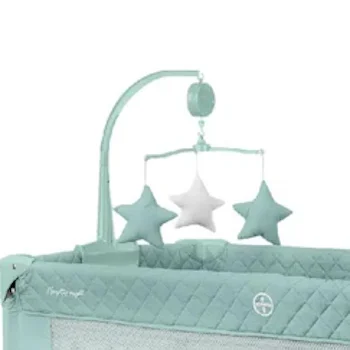 Kikka Boo krevetac Nighty Night 2 nivoa sa rancem i pultom mint-1 Kikka Boo krevetac Nighty Night 2 nivoa sa rancem i pultom mint-1