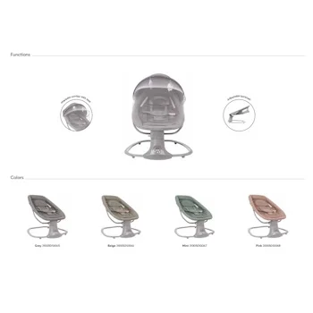 Kikka Boo ljuljaška Winks side-to-side 2024 Grey-6 Kikka Boo ljuljaška Winks side-to-side 2024 Grey-6