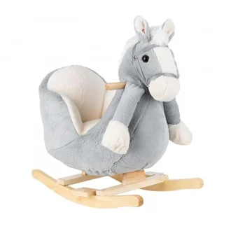 Kikka Boo ljuljaška - njihalica sa muzikom konjić grey Kikka Boo ljuljaška - njihalica sa muzikom konjić grey