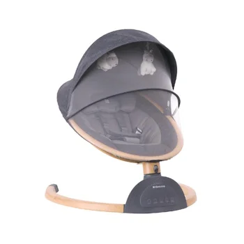 Kikka Boo ljuljaška za bebe Ashlee dark grey-2 Kikka Boo ljuljaška za bebe Ashlee dark grey-2