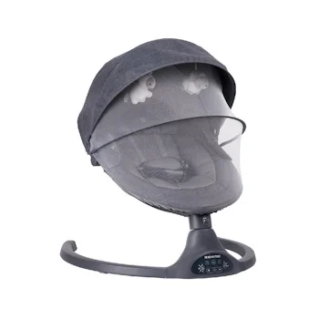 Kikka Boo ljuljaška za bebe Codie dark grey-2 Kikka Boo ljuljaška za bebe Codie dark grey-2