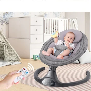 Kikka Boo ljuljaška za bebe Codie light grey-3 Kikka Boo ljuljaška za bebe Codie light grey-3