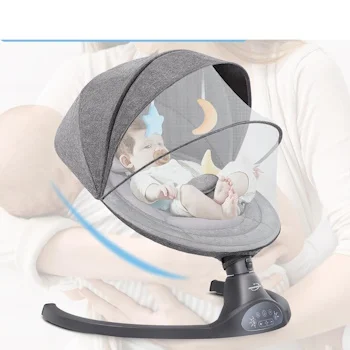 Kikka Boo ljuljaška za bebe Codie light grey-7 Kikka Boo ljuljaška za bebe Codie light grey-7