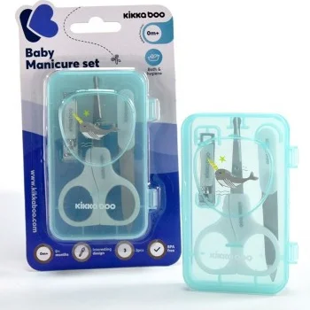Kikka Boo manikir set za bebe 3 dela Narwhal mint-3 Kikka Boo manikir set za bebe 3 dela Narwhal mint-3