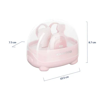 Kikka Boo manikir set za bebe 4 dela Bear pink-2 Kikka Boo manikir set za bebe 4 dela Bear pink-2