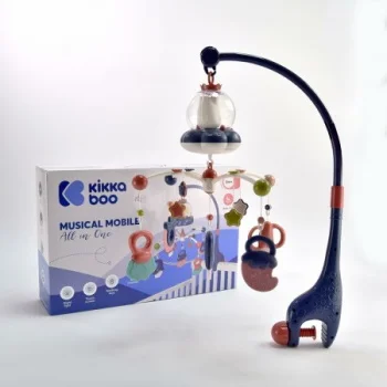 Kikka Boo muzička vrteška za krevetac All in One blue-3 Kikka Boo muzička vrteška za krevetac All in One blue-3