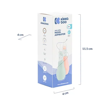 Kikka Boo nazalni aspirator anti reflux pink-2 Kikka Boo nazalni aspirator anti reflux pink-2
