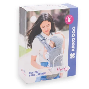 Kikka Boo kengur nosiljka za bebe Hoody grey -2 Kikka Boo kengur nosiljka za bebe Hoody grey -2