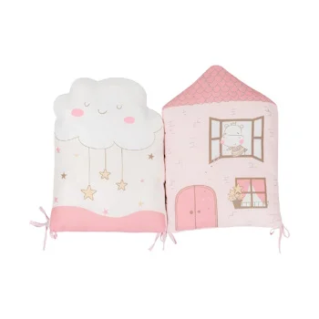 Kikka Boo ogradica od plišanih jastuka set 5/1 Hippo Dreams-2 Kikka Boo ogradica od plišanih jastuka set 5/1 Hippo Dreams-2