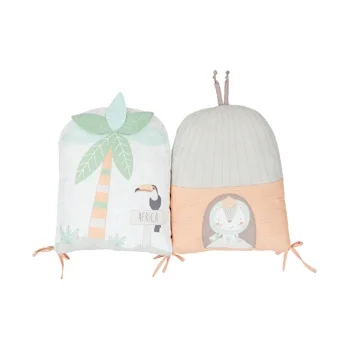 Kikka Boo ogradica od plišanih jastuka set 5/1 Jungle King-2 Kikka Boo ogradica od plišanih jastuka set 5/1 Jungle King-2