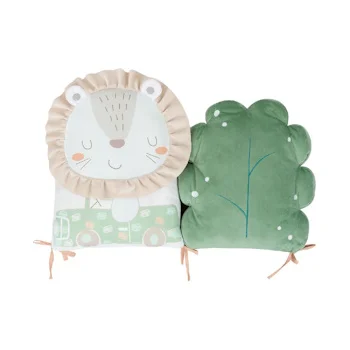 Kikka Boo ogradica od plišanih jastuka set 5/1 Jungle King-3 Kikka Boo ogradica od plišanih jastuka set 5/1 Jungle King-3