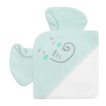 Kikka Boo peškir za bebe sa kapuljačom 90x90 cm Elephant Time-1