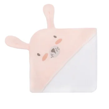 Kikka Boo peškir za bebe sa kapuljačom 90x90cm Rabbits in Love Kikka Boo peškir za bebe sa kapuljačom 90x90cm Rabbits in Love