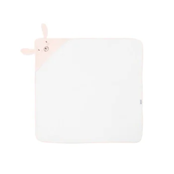 Kikka Boo peškir za bebe sa kapuljačom 90x90cm Rabbits in Love-1 Kikka Boo peškir za bebe sa kapuljačom 90x90cm Rabbits in Love-1