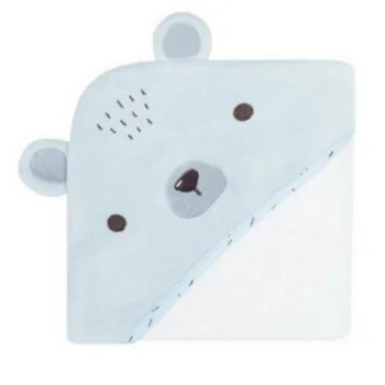 Kikka Boo peškir za bebe sa kapuljačom 90x90cm Bear with Me Blue Kikka Boo peškir za bebe sa kapuljačom 90x90cm Bear with Me Blue