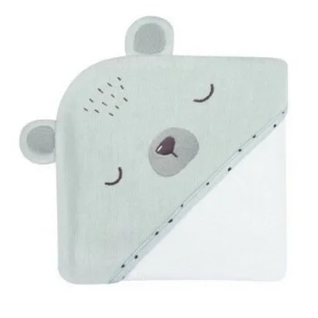 Kikka Boo peškir za bebe sa kapuljačom 90x90cm Bear with Me Mint Kikka Boo peškir za bebe sa kapuljačom 90x90cm Bear with Me Mint