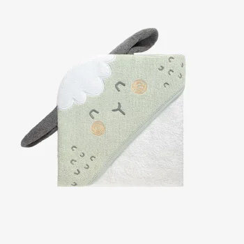 Kikka Boo peškir za bebe sa kapuljačom 90x90cm Sleepy Sheep-1 Kikka Boo peškir za bebe sa kapuljačom 90x90cm Sleepy Sheep-1