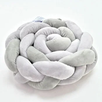 Kikka Boo pletenica za krevetac trostruka 180 cm Grey Kikka Boo pletenica za krevetac trostruka 180 cm Grey