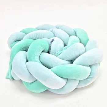 Kikka Boo pletenica za krevetac trostruka 180 cm Mint-1 Kikka Boo pletenica za krevetac trostruka 180 cm Mint-1