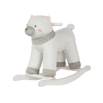 Kikka Boo plišana igračka White Bear sa klackalicom Kikka Boo plišana igračka White Bear sa klackalicom