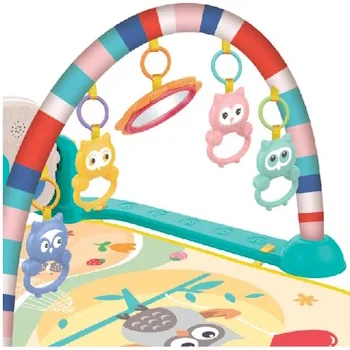 Kikka Boo podloga za igru Happy Owl Blue-1 Kikka Boo podloga za igru Happy Owl Blue-1