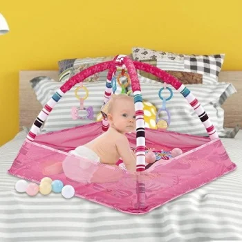 Kikka Boo podloga za igru sa 18 loptica Birds pink-2 Kikka Boo podloga za igru sa 18 loptica Birds pink-2