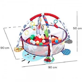 Kikka Boo podloga za igru sa 30 loptica Ladybug-1 Kikka Boo podloga za igru sa 30 loptica Ladybug-1