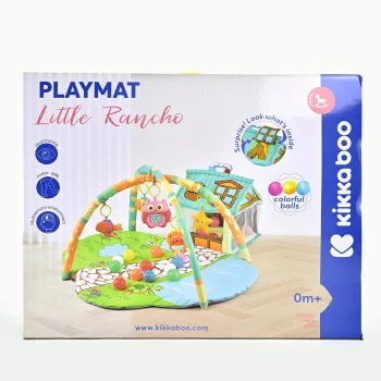 Kikka Boo podloga za igru sa 30 loptica Little Rancho-1  Kikka Boo podloga za igru sa 30 loptica Little Rancho-1