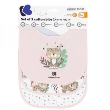 Kikka Boo portikle od pamuka set 3/1 Savanna Pink-2 Kikka Boo portikle od pamuka set 3/1 Savanna Pink-2