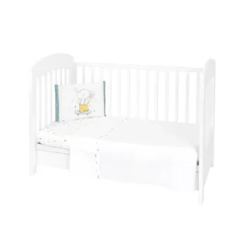 Kikka Boo posteljina sa ogradicom 60/120 6/1 Elephant Time-2 Kikka Boo posteljina sa ogradicom 60/120 6/1 Elephant Time-2