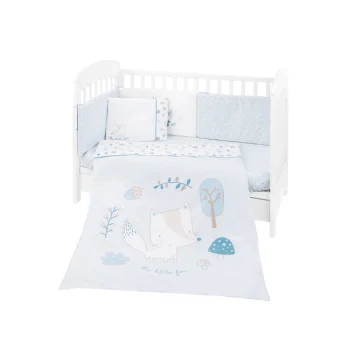 Kikka Boo posteljina sa ogradicom 60/120 6/1 Little Fox Kikka Boo posteljina sa ogradicom 60/120 6/1 Little Fox