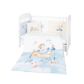 Kikka Boo posteljina sa ogradicom 70/140 6/1 The Fish Panda Kikka Boo posteljina sa ogradicom 70/140 6/1 The Fish Panda