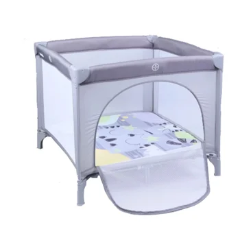 Kikka Boo prenosiva ogradica za bebe sa zipom Enjoy Dino grey Kikka Boo prenosiva ogradica za bebe sa zipom Enjoy Dino grey