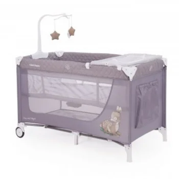 Kikka Boo prenosivi krevetac Day & Night Deer 2 nivoa grey Kikka Boo prenosivi krevetac Day & Night Deer 2 nivoa grey