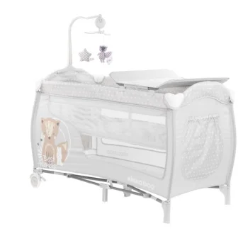 Kikka boo prenosivi krevetac Dolce Sonno Best Friends 2 nivoa grey Kikka boo prenosivi krevetac Dolce Sonno Best Friends 2 nivoa grey