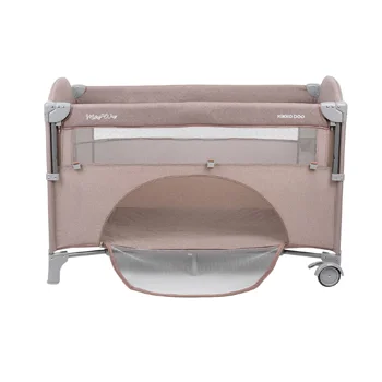 Kikka Boo prenosivi krevetac 2 nivoa Milky Way sa spuštajućom stranicom beige-2