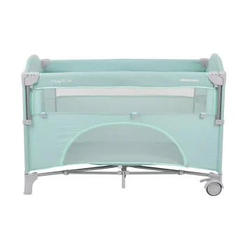 Kikka Boo prenosivi krevetac 2 nivoa Milky Way sa spuštajućom stranicom mint-3 Kikka Boo prenosivi krevetac 2 nivoa Milky Way sa spuštajućom stranicom mint-3