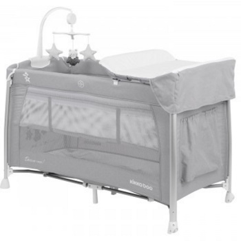 Kikka Boo prenosivi krevetac Dessine Moi  2 nivoa grey Kikka Boo prenosivi krevetac Dessine Moi  2 nivoa grey