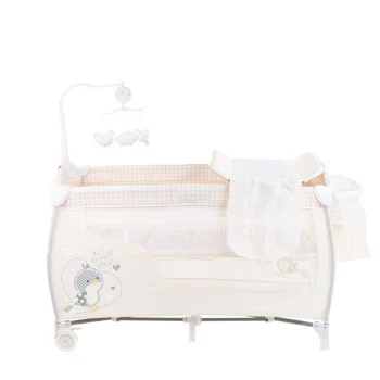 Kikka Boo prenosivi krevetac Dolce Sonno Plus Birdy 2 nivoa sa funkcijom klackanja Beige -5 Kikka Boo prenosivi krevetac Dolce Sonno Plus Birdy 2 nivoa sa funkcijom klackanja Beige -5
