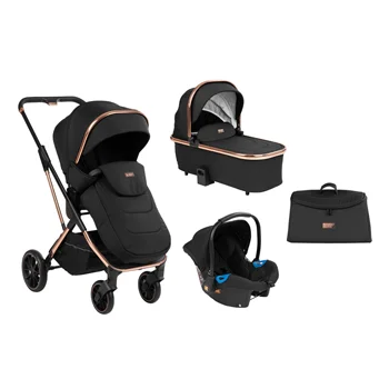 Kikka Boo dečija kolica set 3u1 Angele chrome black Kikka Boo dečija kolica set 3u1 Angele chrome black