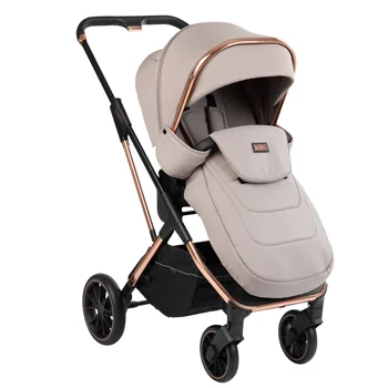 Kikka Boo dečija kolica set 3u1 Angele chrome beige-1 Kikka Boo dečija kolica set 3u1 Angele chrome beige-1