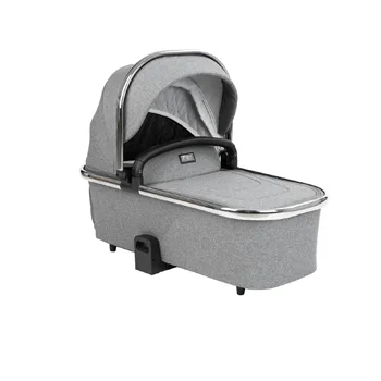 Kikka Boo dečija kolica set 3u1 Angele chrome grey -1 Kikka Boo dečija kolica set 3u1 Angele chrome grey -1