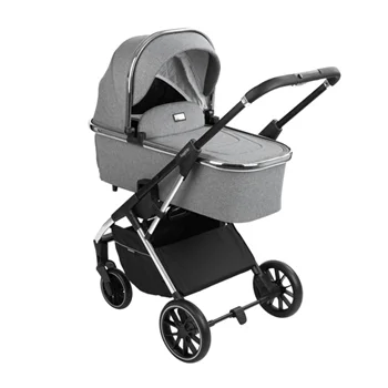 Kikka Boo dečija kolica set 3u1 Angele chrome grey -4 Kikka Boo dečija kolica set 3u1 Angele chrome grey -4