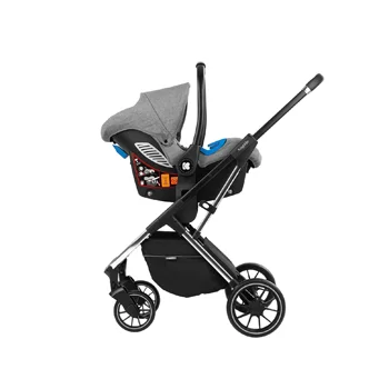 Kikka Boo dečija kolica set 3u1 Angele chrome grey -6 Kikka Boo dečija kolica set 3u1 Angele chrome grey -6